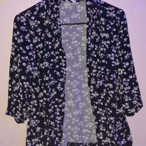 FOREVER 21 floral cardigan